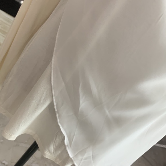 Daisy Fuentes NWT Ivory Long Sleeve‎ Sheer Blouse. Size 1X - Picture 7 of 10